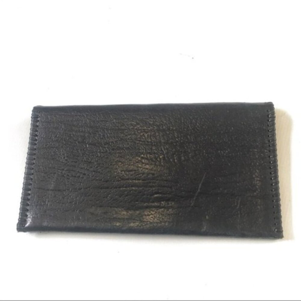 Black embossed leather like clutch - Picture 6 of 7
